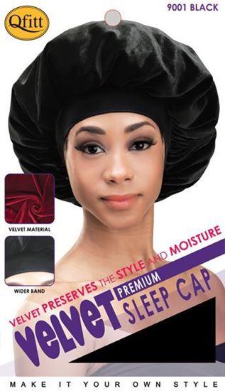 Qfitt Premium Velvet Sleep Cap (M&M #9001)