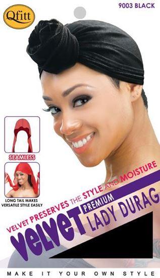 Qfitt Premium Velvet Lady Durag (M&M #9003)