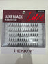 Kiss I Envy Individual Luxe Black Flare Long Eyelashes - KPE03B