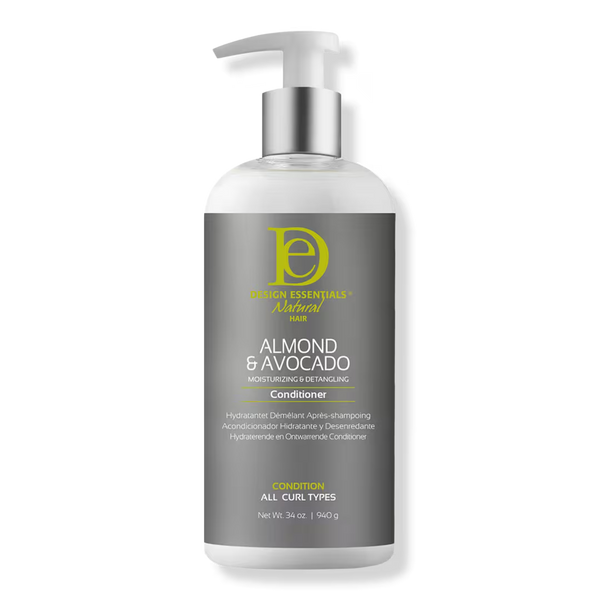 Design Essentials NATURAL ALM & AVOC DETANGLING CONDITIONER 34OZ(DES00307)