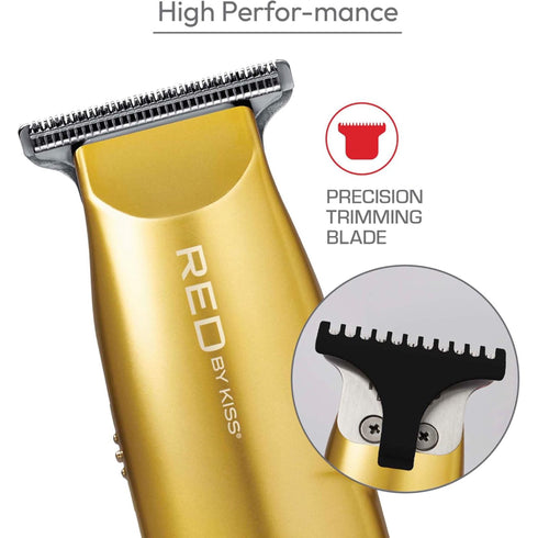 CT09 Red Mini cordless Trimmer GOLD