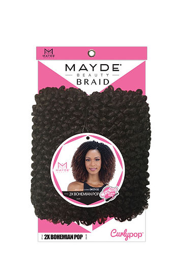 Mayde Beauty 2X Bohemian Pop Synthetic Hair Crochet Braid