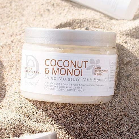 Design Essentials Coconut & Monoi DEEP MOIST MILK SOUFFLE 12OZ(43019)