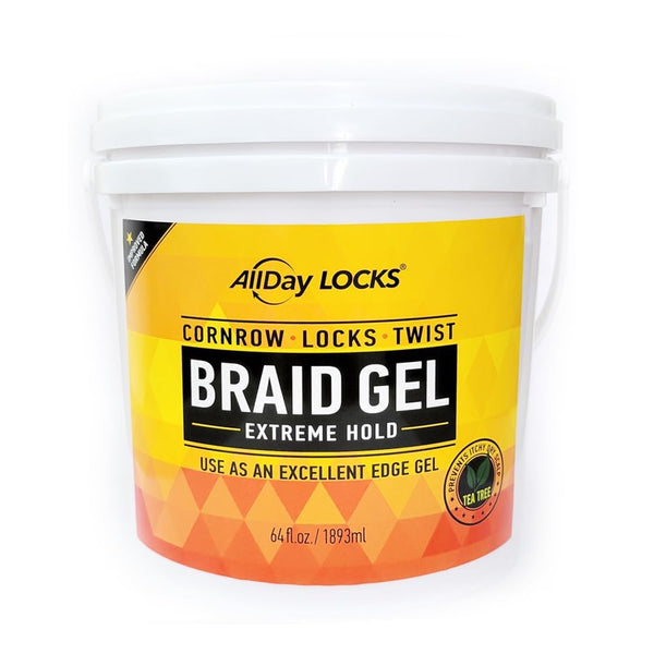 ALL DAY LOCKS BRAID GEL EXTREME HOLD 64 OZ(ADY96502)