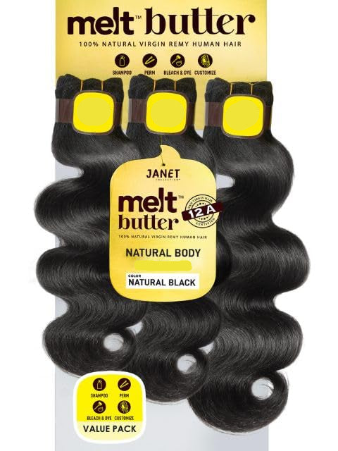 MELT BUTTER NATURAL BODY 3PCS