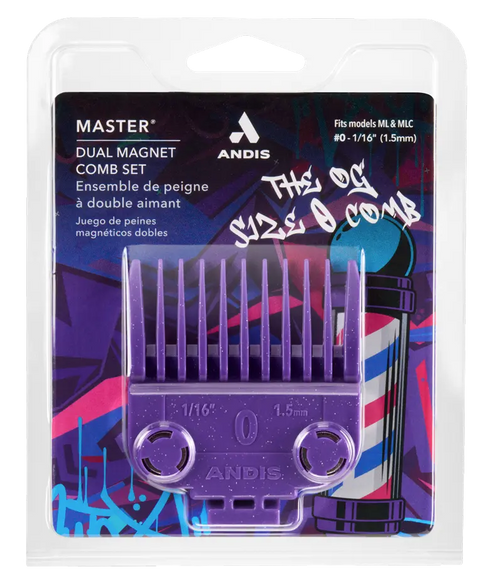 ANDIS ATTACHMENT COMB MASTER DUAL MAGNETIC <1PCS> SIZE 0 1/16"(AN561385)