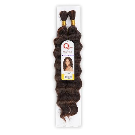 Milkyway Que Mastermix Human Hair Blend Braid - Loose Deep Bulk 18"
