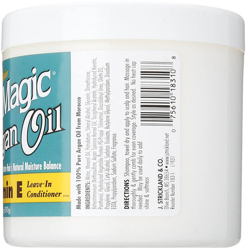 BLUE MAGIC ARGAN OIL VITAMIN E (18310) 13.75oz (BM183)