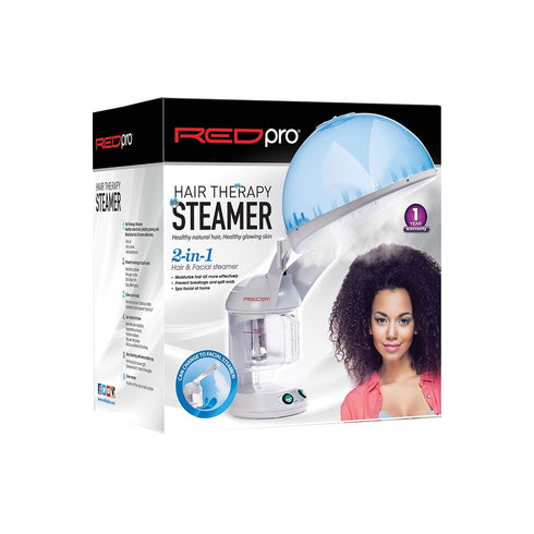 RED Pro Hair Therapy Steamer 2-in-1 Hair & Facial Steamer(STMR01)