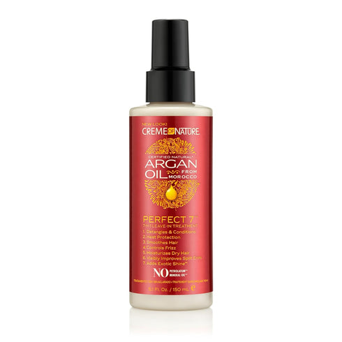 Creme of Nature ARGAN OIL PERFECT 7 7-IN-1 LEAVE IN TREATMENT 5.1oz (C07128)
