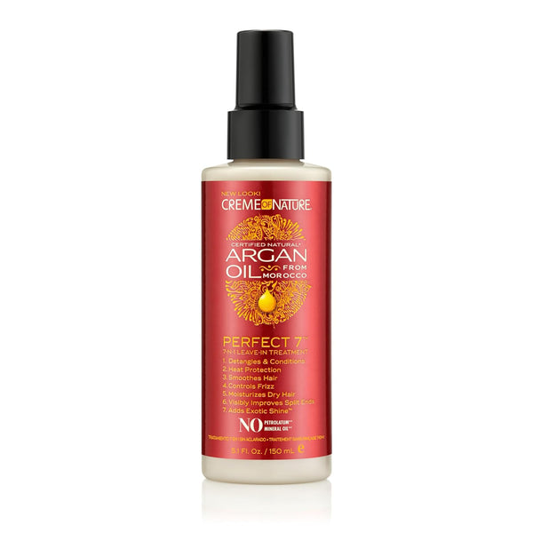 Creme of Nature ARGAN OIL PERFECT 7 7-IN-1 LEAVE IN TREATMENT 5.1oz (C07128)