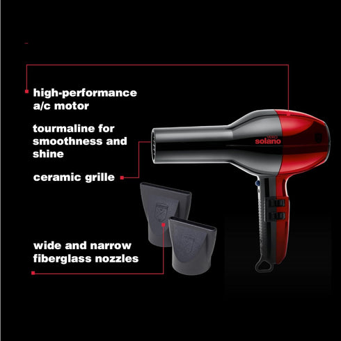 SOLANO DRYER VERO ROSSO (RED) 1600w