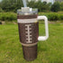 FOOTBALL TUMBLER ,40OZ - OrgOrd:42290(SF-0236WH-TX )