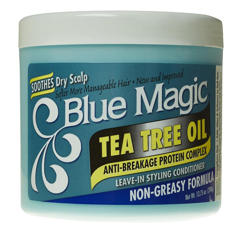 Blue Magic Anti-Breakage Tea Tree Oil – 13.75 oz