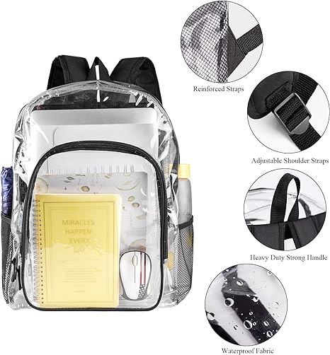 BR1001M BR1001M CLEAR BAG PACK MED