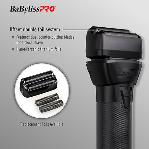 BAB47765 CONAIR BABYLISSPRO SHAVER FXONE DOUBLE BLACK