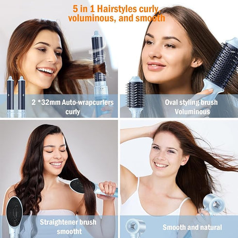 5 IN 1 BLISS HAIR DRYER BLUE(BL-HR51-900)