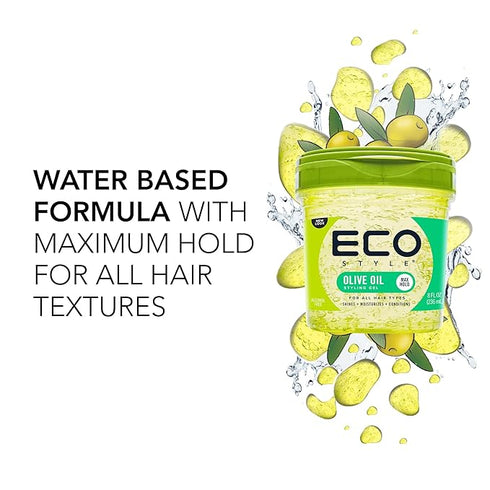 Eco Styling Olive Oil Gel 8FL OZ(NEI711A)