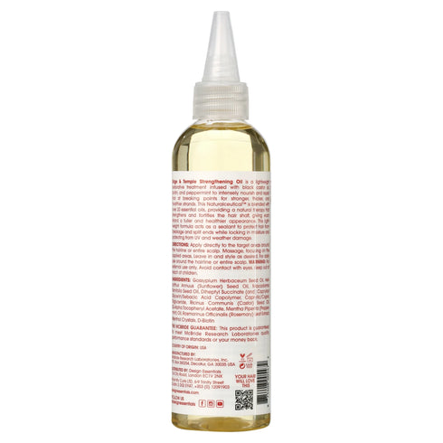DESIGN EDGE & TEMPLE STRENGTHENING OIL 4 OZ (BIOTIN & BLACK CASTOR OIL)(DES00547)