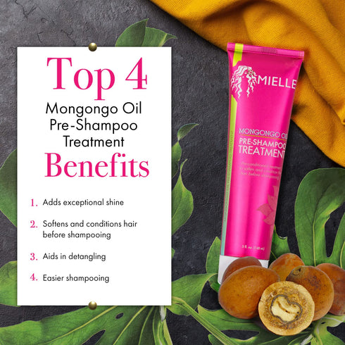 MIELLE MONGO OIL PRE SHAMPOO TRTMNT 5OZ(MIE00631)