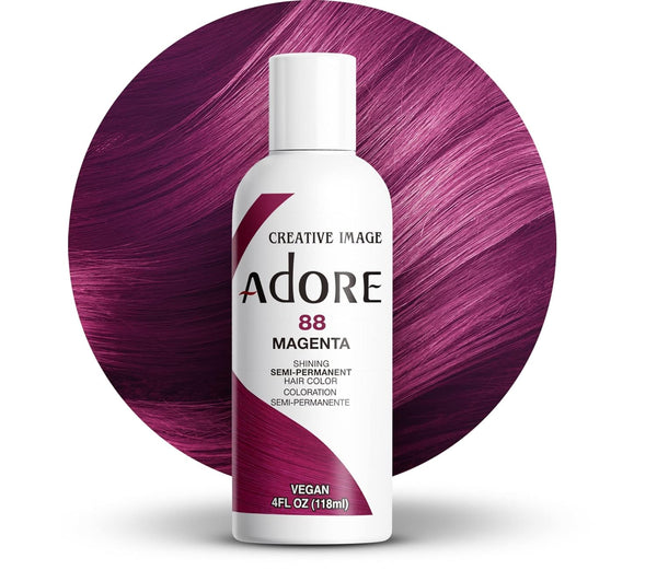 AD-088 Adore Semi-Permanent Hair Color 88 MAGENTA 4OZ
