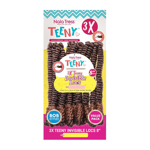 JANET 3X TEENY INVISIBLE LOCS 8"