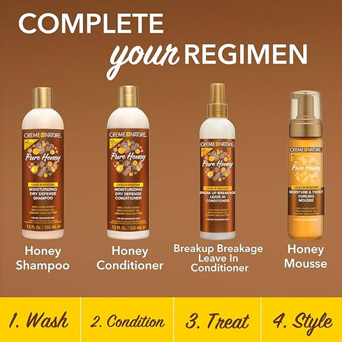 Creme of Nature Pure Honey Leave-in Conditioner 8 OZ