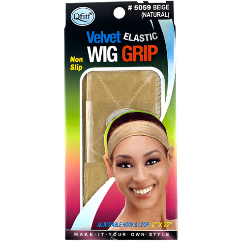 M&M Velvet Wig Grip – Beige #5059