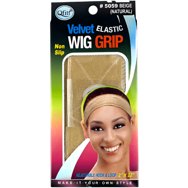 M&M Velvet Wig Grip – Beige #5059