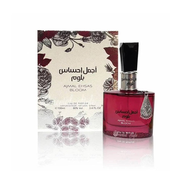 AMJAL EHSAS BLOOM EAU DE PARFUM 3.4OZ