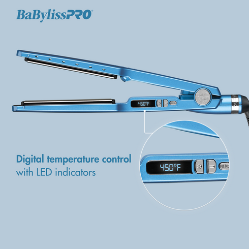 BABNTB2090 BABYLISSPRO NANO TITANIUM ULTRA-SLEEK STRAIGHTENER 1 1/4"