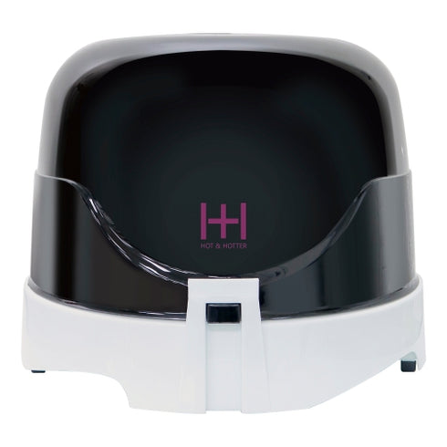 Hot & Hotter Salon Ceramic Ionic Hood Dryer BLK & WHITE #5916