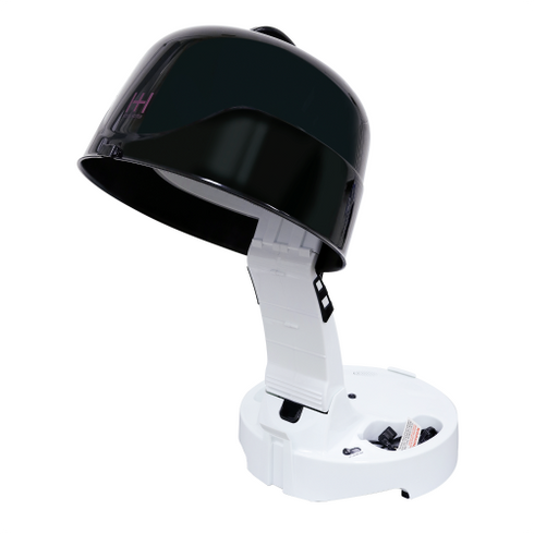 Hot & Hotter Salon Ceramic Ionic Hood Dryer BLK & WHITE #5916