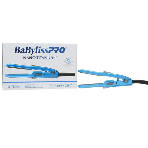 CONAIR BABYLISSPRO NANO TITANIUM FLAT IRON MINI 1/2"(BAB41958)