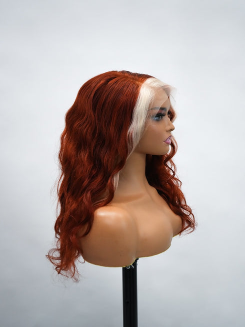 HERSHE COLORS 100% VIRGIN 13X4 REDBROWN/613 BD