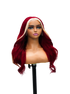 HERSHE COLORS 100% VIRGIN 13X4 RED/613