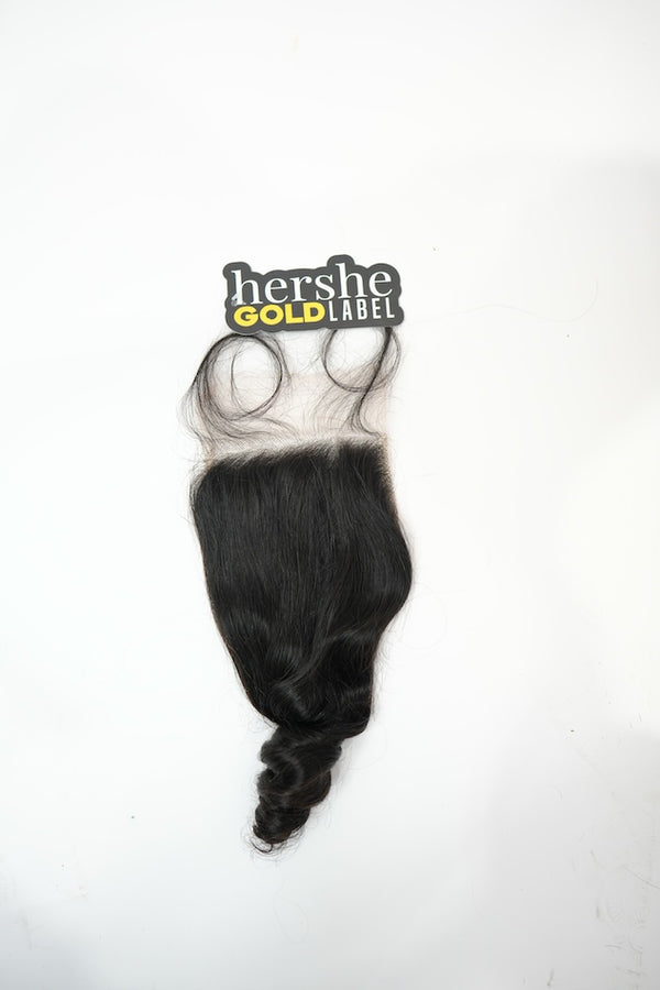 Hershe Gold 5x5 Romance Curl Closures