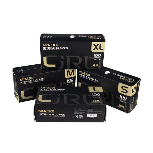 JRL NITRILE BLACK GLOVES X-LARGE(JRL-MN2301-XL)