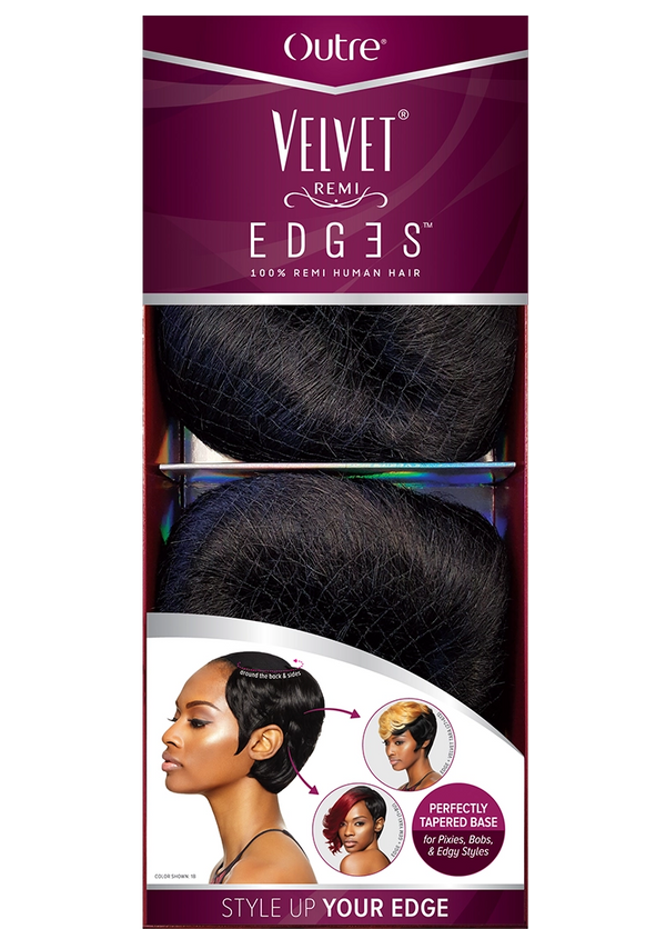 Outre Velvet Remi Edges Human Hair Weaves