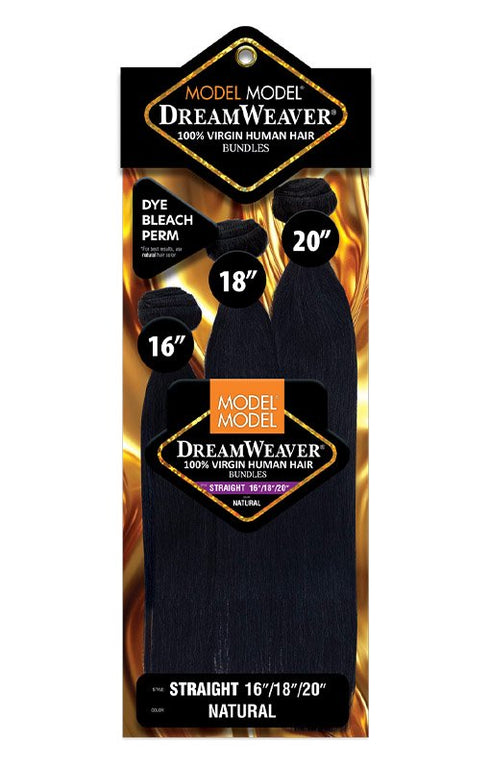 ModelModel Virgin Human Hair Weave Dream Weaver 3 Bundles Straight