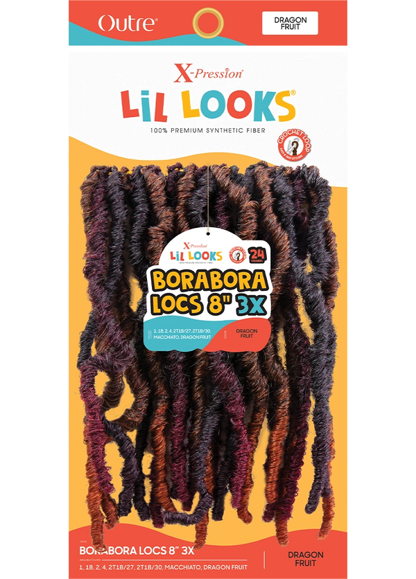 LIL LOOKS BORABORA LOCS 8" 3X
