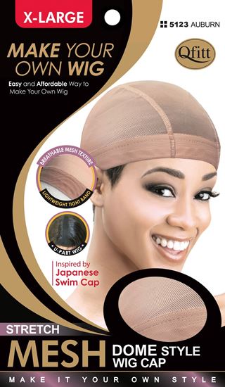 Qfitt Make Your Own Wig Stretch Mesh Dome Style Wig Cap (M&M #5123)