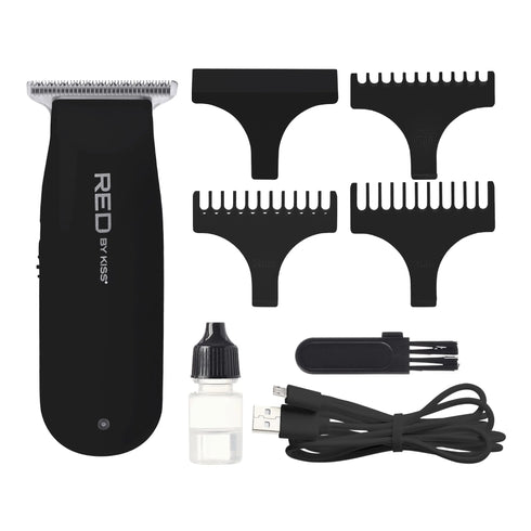 CT08 Red Mini cordless Trimmer BLACK