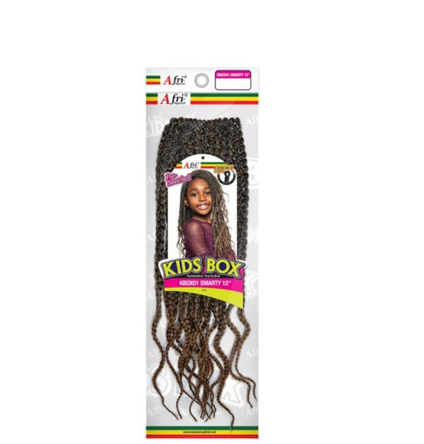 Mane Concept KBOX01 Smarty 12" Afri-Naptural Kids Box Pre-Stretched Crochet Braid