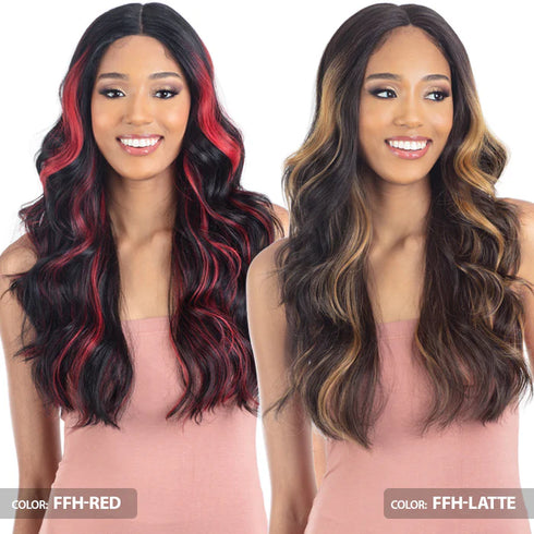 MAYDE VANILLA MOCHA HUMAN HAIR BLND LF WIG