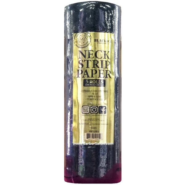 BLACK ICE NECK STRIP PAPER BLACK BIC032BLA