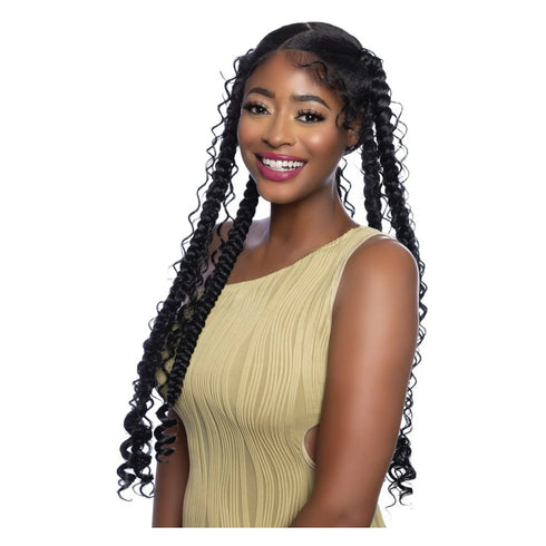 Mane Concept Human Hair Blend Braids Mega Brazilian Water Bulk 24”(MBWK24)