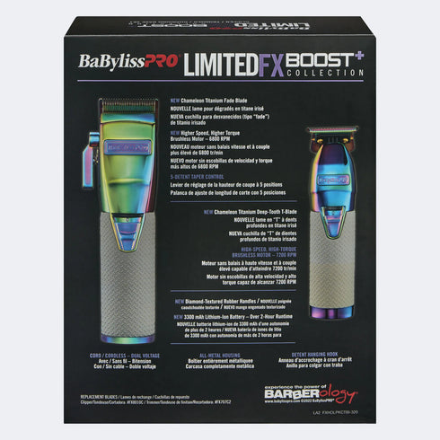 CONAIR BABYLISSPRO CLIP TRIM BASE BOOST IRIDESCENT LIMITED