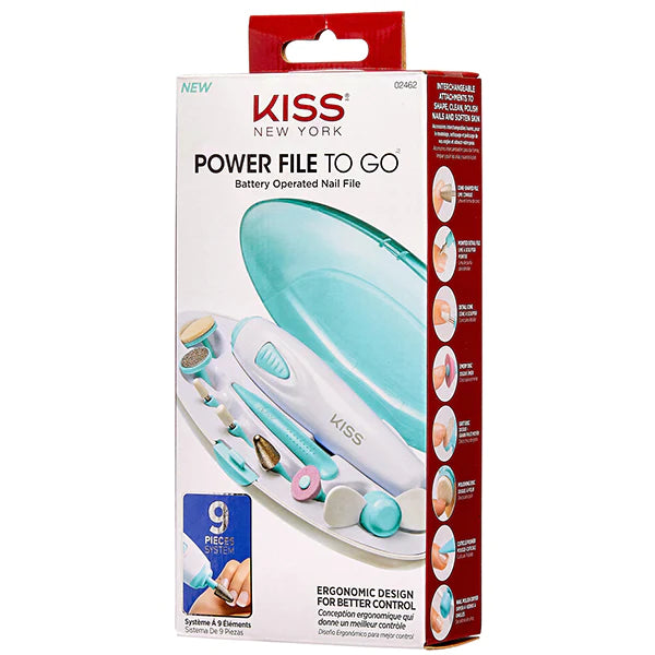 9pcs PowerFile To Go Nail File #02462