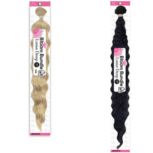 Mayde Beauty Loose Deep Synthetic Hair Bloom Bundle